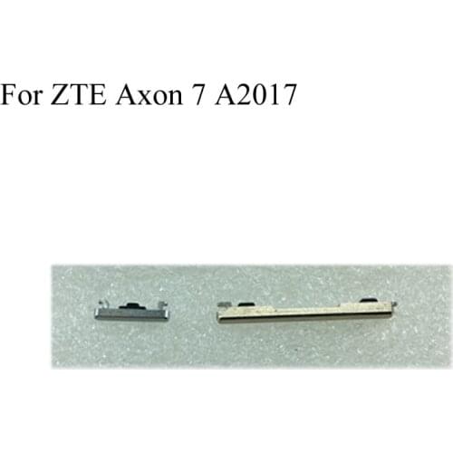 Gold gray Side Button For ZTE Axon 7 Axon7 A2017 A 2017 Power On Off Button + Volume Button Side Button Set Replacement Repair