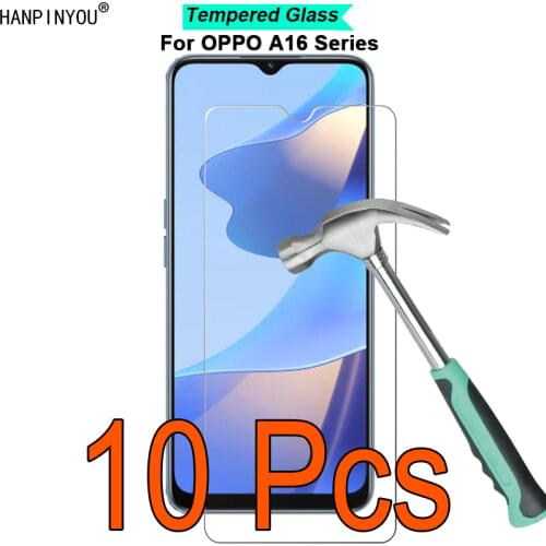 10 Pcs/Lot For OPPO A16 6.52" New 9H Hardness 2.5D Ultra-thin Toughened Tempered Glass Film Screen Protector Guard