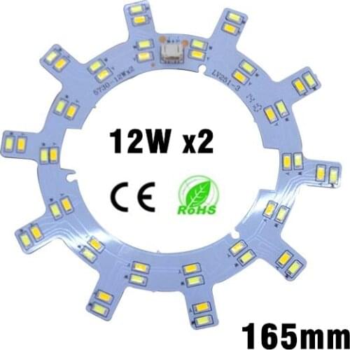 12w x2 SMD 5730 LED Ceiling Light Retrofit Magnet Board LED Ring Light Panel Remoulding Plate With Magnetic Screw And Driver