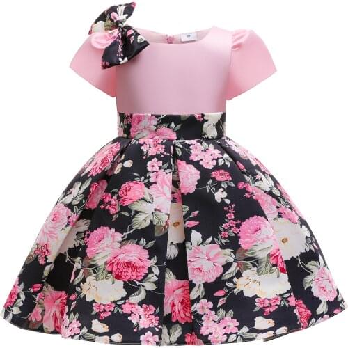 2 6 8 10 Year Old Baby Girls Dress for Girls Clothes Bowknot Formal Baby Girl Birthday Party Dress Girl Christening Gown Dresses