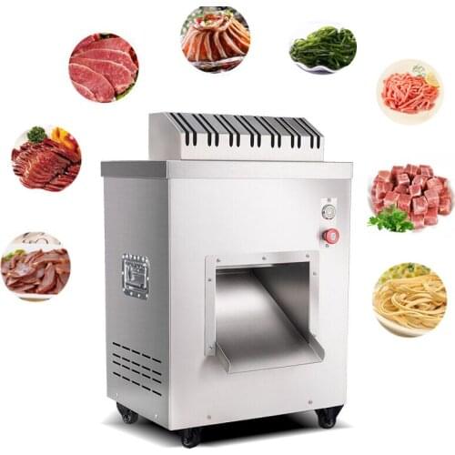 2200W Meat Slicer Commercial Slicer Household Vegetable Cutting Machine Fully Automatic Electric Meat Cutting Machine
