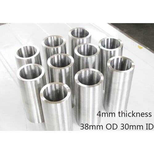 38x30mm 38mm OD 30mm ID 4mm thickness 50cm Gr2 titanium tube TA2 titanium pipelines titanium alloy pipe ti-alloy tube TC4