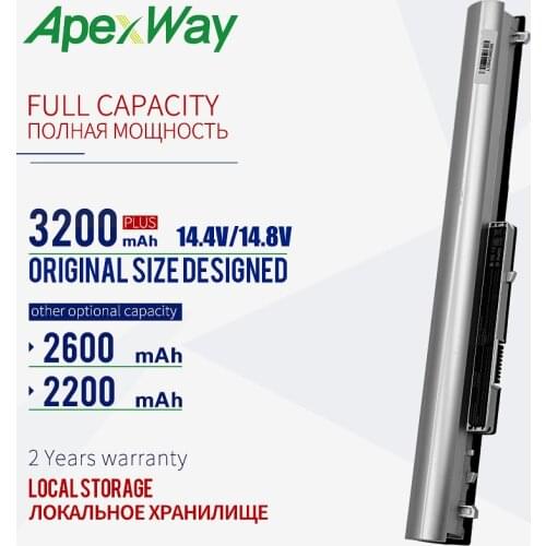 ApexWay Laptop Battery For HP Pavilion 14 15 350 G1 Series LA04 HSTNN-UB5M HSTNN-UB5N HSTNN-Y5BV TPN-Q129 TPN-Q130 TPN-Q131