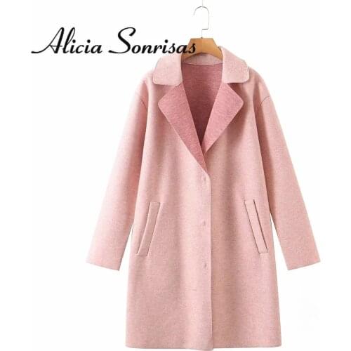 Alicia Sonrisas Womens Long Coats