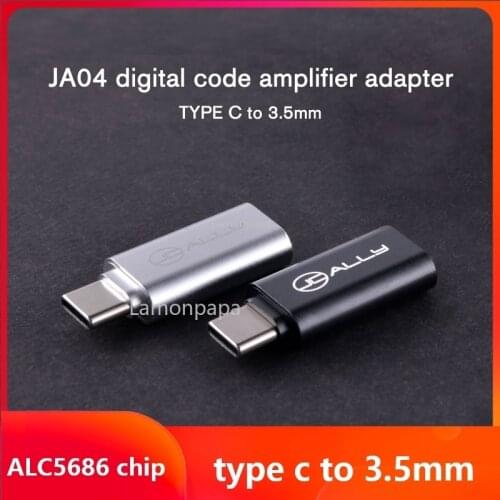 Type C To 3.5mm Headphone Jack Audio Adapter ALC5686 HiFi Earphone Amplifier Mini USB AUX Converter for Huawei Xiaomi Samsung