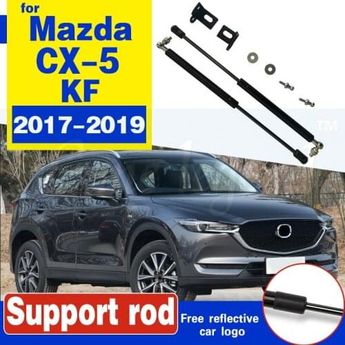 Car Refit Strut Bars Bonnet Hood Lift Support Bracket Hydraulic Rod Spring Shock For Mazda CX-5 CX5 2017 2018 2019 KF