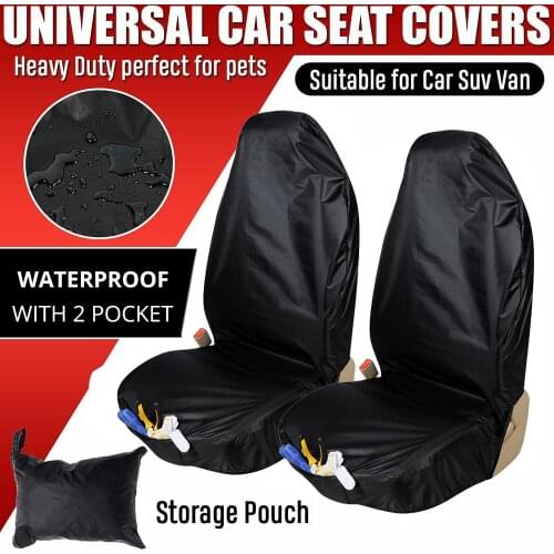 AUTOYOUTH Front Seat Cover Oxford Cloth Waterproof Seat Covers Car Seat Protector Interior Accessories Blue Pet Seat Cover