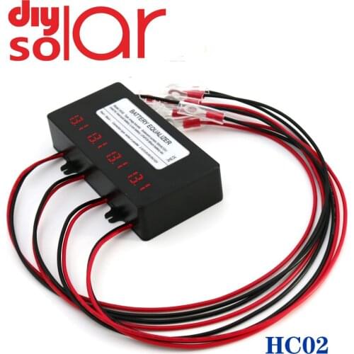 Battery Equalizer HA02 Voltage ControllerBatteries Voltage Balance Lead Acid Battery Connected in Parallel Series for 24/36/48V