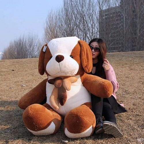 Fancytrader Big Dog Plush Toys Giant Soft Stuffed Animals Dogs Doll Gifts for Girls 3 Sizes