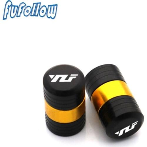 YZF Logo Motorcycle CNC Tyre Valve Caps Air Port Stem Covers Cap Accessories For Yamaha YZF R3 R25 R15 R6 R1 R125 250 2013-2021