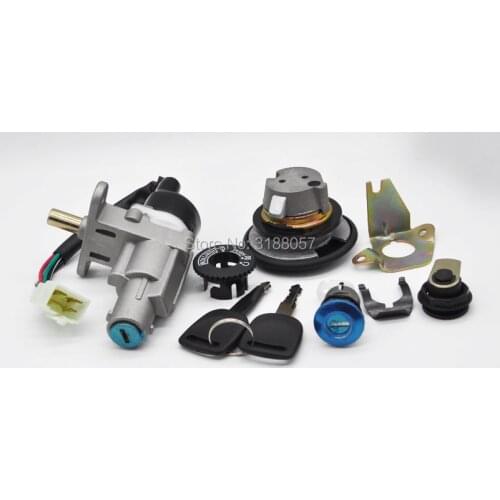 50cc 125cc 150cc Gy6 Scooter Moped Ignition Switch Key Set Vento Sunl Adly 4 Pin