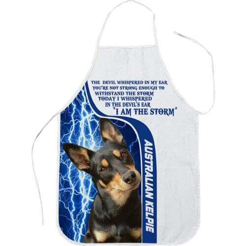 CLOOCL Sluff Hound Kitchen Apron Pets Animals Labrador Print Polyester Aprons for Men Women Home Cleaning Tools Baking Aprons
