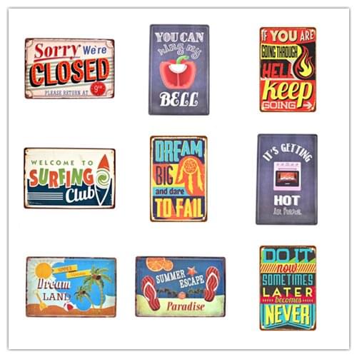 Delicious Food Store Metal Tin Sign Encourage Healthy Eating Metal Plaque Art Painting Bar Kitchen Restaurant Wall Decoration