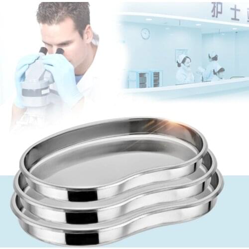 Stainless Steel Kidney Bowl Curved Trays Dental Tool Docters Use Trays