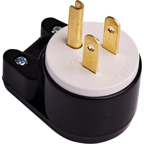 Nema 5 - 15P plug 15A 125 V 90 degree swivel plug AC Power Electrical Industrial Male Locking Plug Connector Rewireable Female