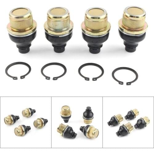 4Pcs New Front Suspension Lower and Upper Ball Joint For Arctic Cat