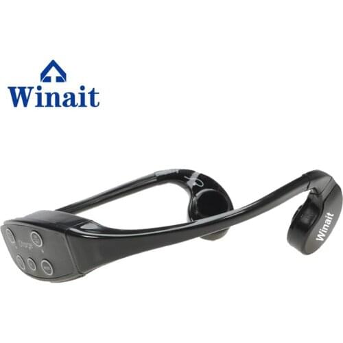 Winait 2017 new waterproof bone condution mp3 play/8GB swimming sports mp3 headset/earphone free shipping