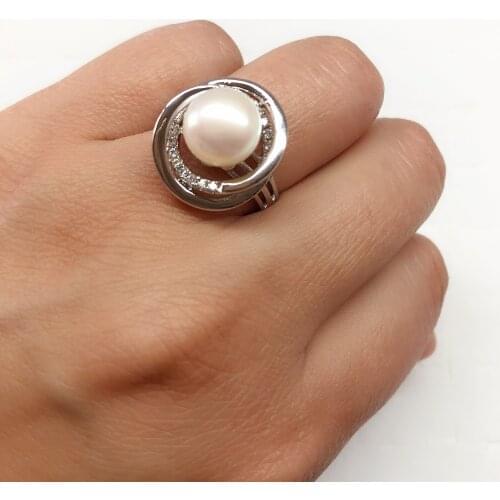 New Arrival Ring Mountings Findings Settings Adjustable Ring Jewelry Parts Fittings Wedding Accessories for Pearl Beads Stones