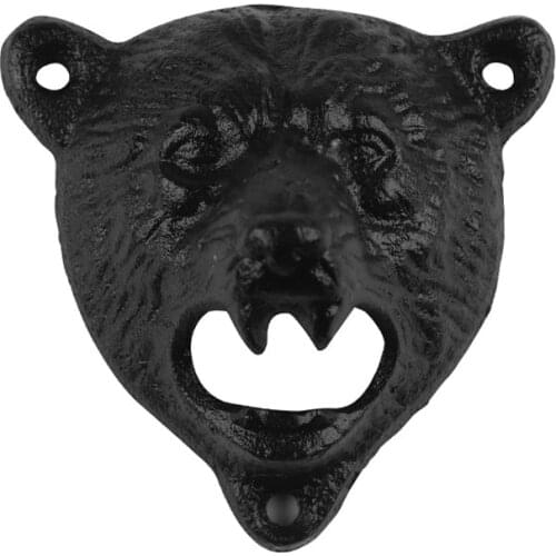 Bottle Opener Rustic Vintage Style Cast Iron Wall Mounted Kitchen Supplies For Home Ornament _WK