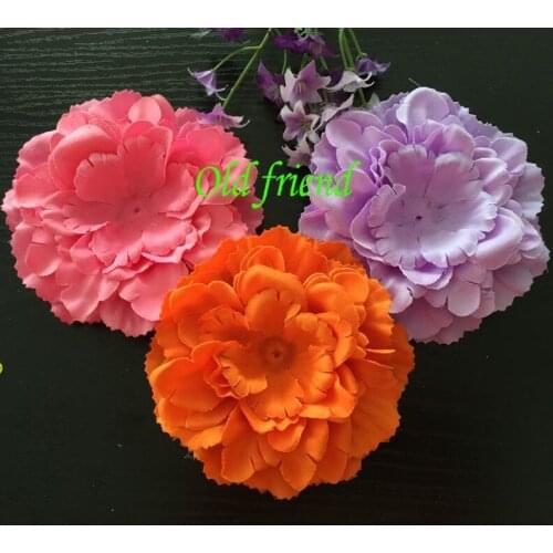 3.5" DIY Peony Hair Flowers Without Center 120pcs/lot 12colors free shipping