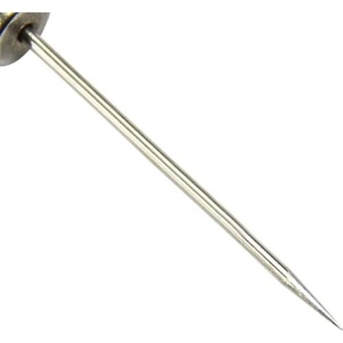 Wooden Handle Steel Needle Sewing Awl Hole Maker for Canvas Leather Tools E56C