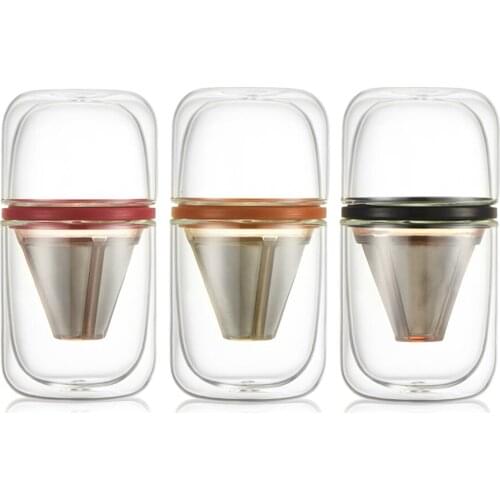 Advanced Portable Travel Coffee Makers Capsule Set Business Coffee Dripper Coffe Brew Dropper Tea Kettle Drip Coffee Drip Pot