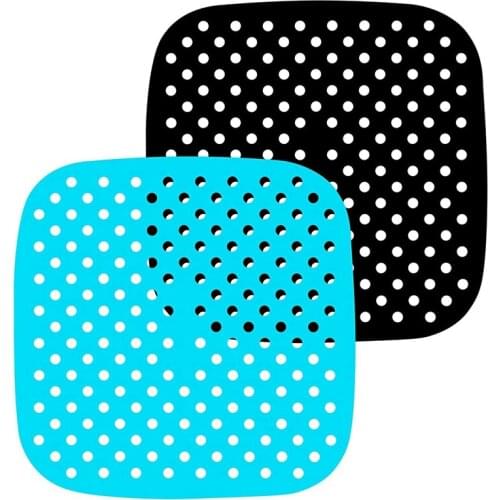 Air Fryer Liners-8.5 Inch, Non-Stick Air Fryer Silicone Mat,Reusable Air Fryer Mats,Counter Heat Resistant and Microwave