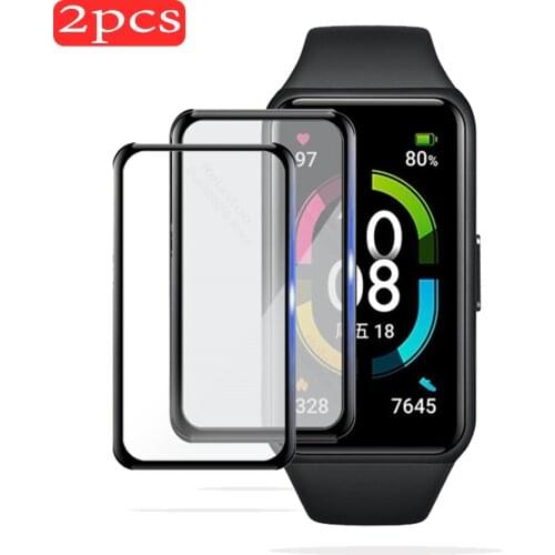2Pcs Screen Protector For Huawei Honor Band 6 Soft Protective Film on for honor band 6 band6 Watch accessories not glass