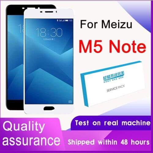 100% Tested Display Replacement For Meizu M5 Note LCD Touch Screen Digitizer Assembly For Meizu M5 Note LCD Panel Repair Parts