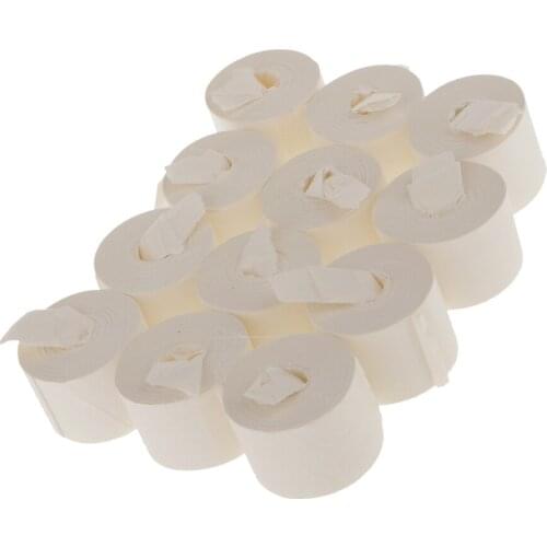 12Pcs 19 Meters White Magic Tricks Mouth Coils Paper Streamers From Mouth for Magician Stage Magic Show Children Party Toys