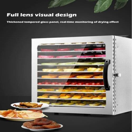 12 layers fruit dryer household food, fruits and vegetables, soluble beans, pet meat, air dryer, food and fruit dryer commercial