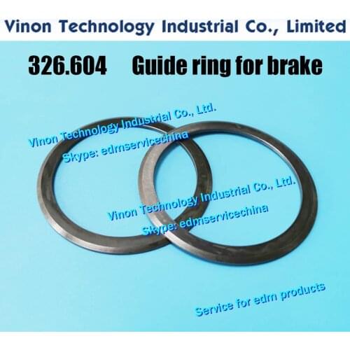 326.604 edm Parts Guide ring for brake (1pair=2pcs), AgieCut Tungsten Steel Brake-ring-pair-for wire D0.1-0.33mm 590326604, 590
