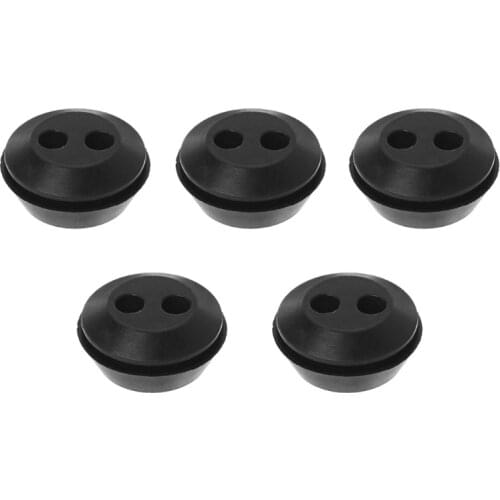 5Pcs Brush Cutter Grass Trimmer Fuel Oil Pipe Hose Washer Grommet With 2 Holes Y5JA