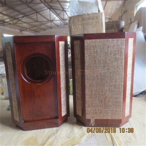 8 Inch White Oak Solid Wood Speaker DYI Empty Box Full Range Speaker Box Cabinet