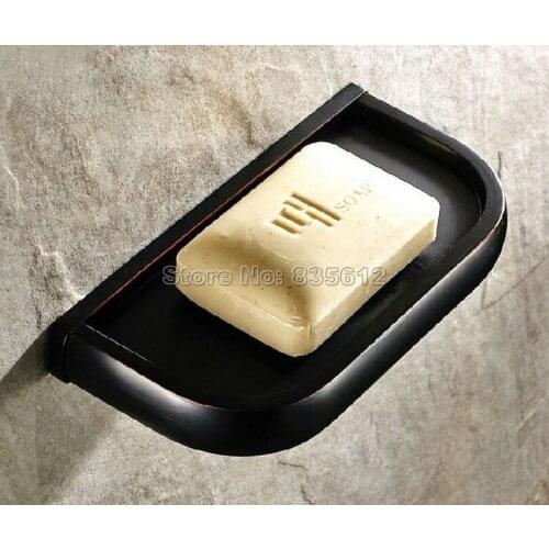 Bathroom Accessories Black Oil Rubbed Bronze Wall Mounted Soap Dish Holder Wba194
