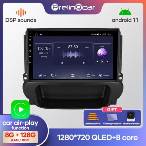 Prelingcar For chevrolet MALIBU 2012 13 14 15 years Android 10.0Car monitor Radio Multimedia Video Player Navigation GPS stereo
