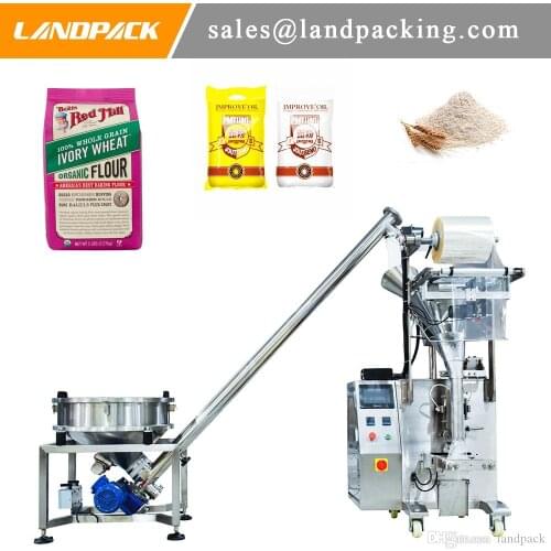 Flour Automatic Vertical Form Fill Seal Machine Wheat Flour Gusset Pouch Packing Machine