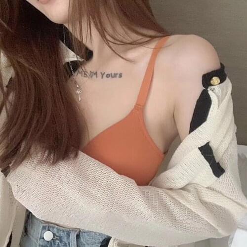 Seamless Bras for Women Push Up Bra No Wire Brassiere A B Cup Underwear Sexy Bra Three Quarters 3/4 Cup Lingerie Thin Soft Sexy