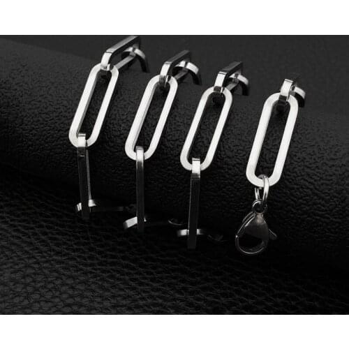 Fashion accessories titanium steel stainless steel chain accessories men and women all-match necklace jewelry