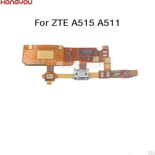 10PCS/Lot For ZTE Blade A515 A511 USB Charging Dock Board Charge Plug Socket Jack Port Connector Flex Cable