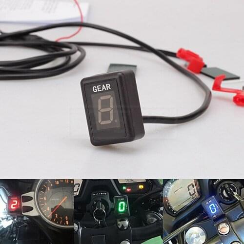Motorcycle LCD Electronics 1-6 Level Gear Indicator Digital Gear Meter For Aprilia RS 125 RS125 06-12 Caponord ETV 1000 01-07 FI