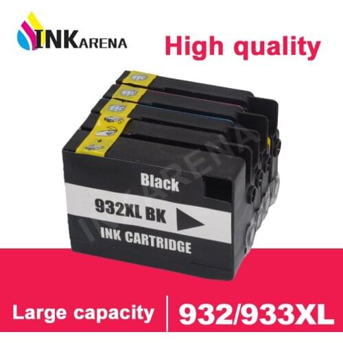 INKARENA 932XL 933XL Replacement For HP932 Ink Cartridge For HP933 For HP 932 933 XL Officejet 6100 6600 6700 7610 7612 Printer