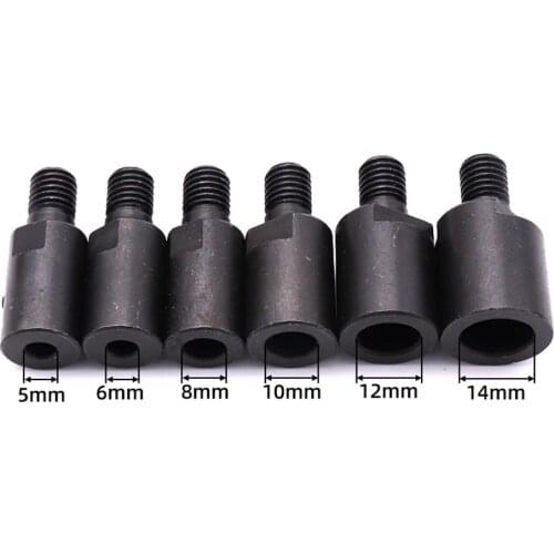 1 Set M10 5-14mm Shaft Motor Shaft Coupler Sleeve Saw Blade Coupling Chuck Adapter Angle Grinder Tool