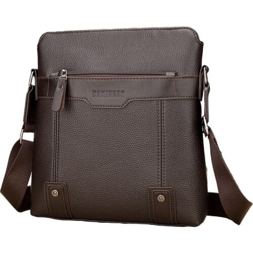 Mens Messenger Bag Leather Shoulder Sling Backpack Purse Business Brand Ipad Crossbody Work Postman Party Husband Designer Bags