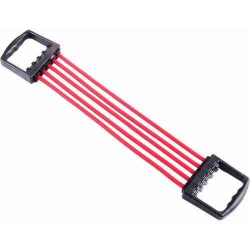 New Gym Adjustable 5-Spring Rubber Chest Expander Pull Stretcher Muscle Home Training