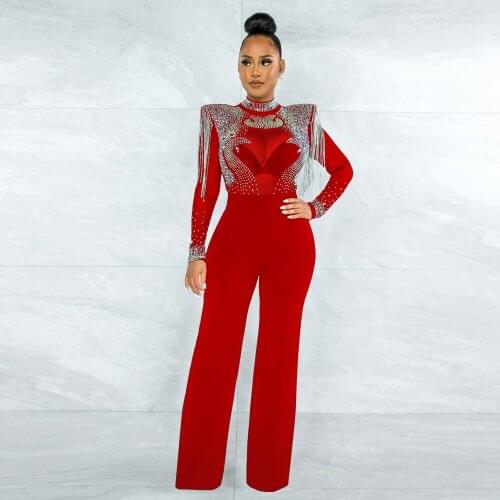African Clothes Women 2021 Spring and Autumn African Women Long Sleeve Jumpsuit African Clothing