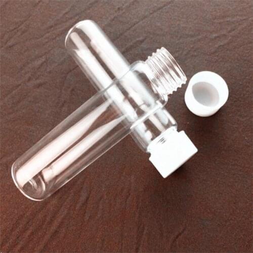20ml flat bottom clear quartz test tube with stopper