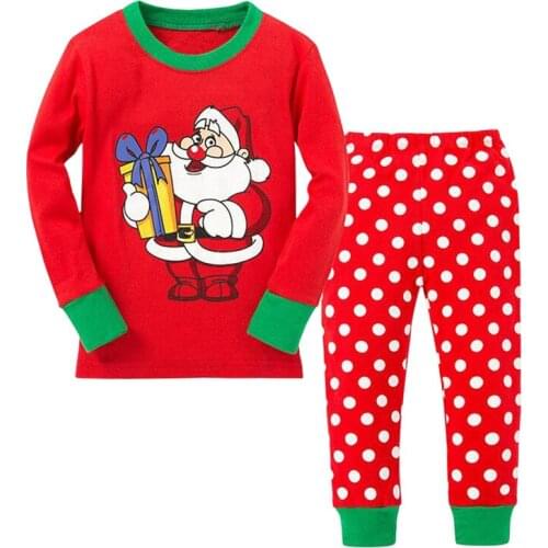 Christmas Kids Clothes Set Baby Girls Boys Santa Claus Clothing Set Infant Christmas Suit Set Children Christmas Party Costume