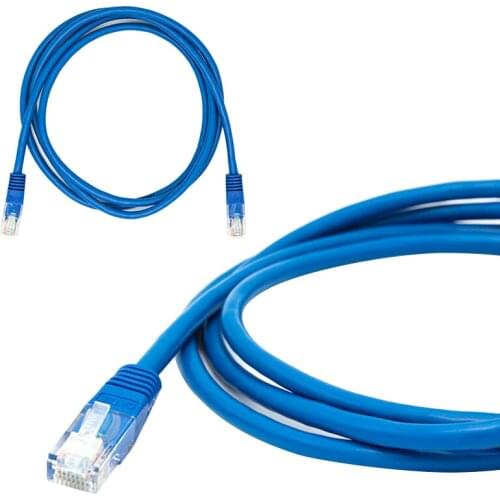 Blue Ethernet Cable 1M 2M 3M 5M 10M Cable CAT-5 RJ45 Standard Patch LAN Cable Router Computer Extender Cable Connector