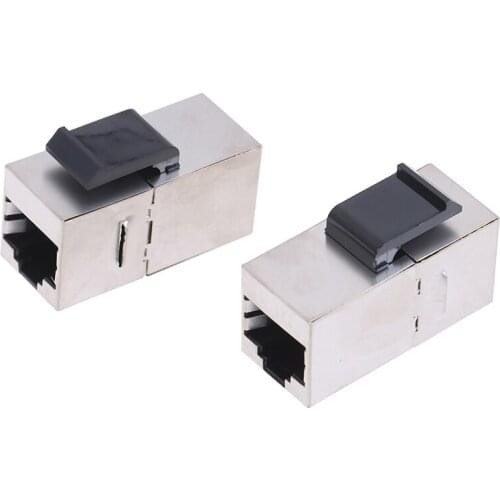 Coupler FTP Zinc Alloy Module Jack Connector Ethernet LAN Network Cable Extender Adapter 1pc RJ45 Keystone Cat6 Shielded Modular